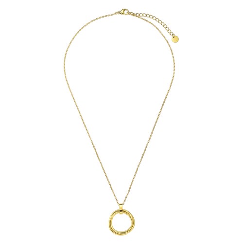Collar y Dije Aros Dorados Enso para Mujer