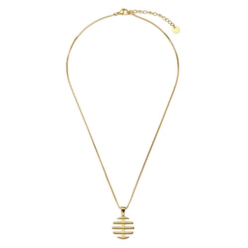 Collar y Dije Dorados Enso para Mujer