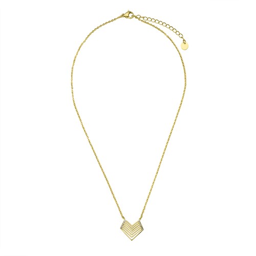 Collar con Dije Geométrico Dorado Enso para Mujer