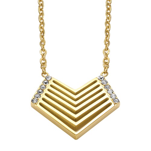 Collar con Dije Geométrico Dorado Enso para Mujer