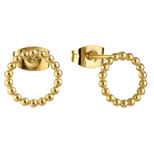 Set Collar Aretes Dorado Enso para Mujer