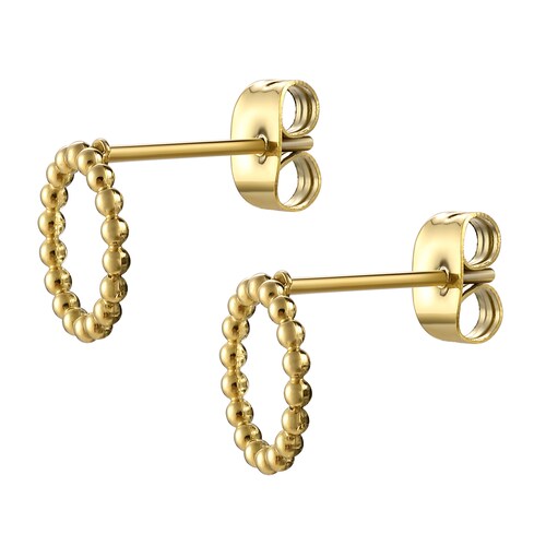 Set Collar Aretes Dorado Enso para Mujer