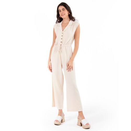 Jumper Pantalón Botones Forever 21 para Mujer Junior