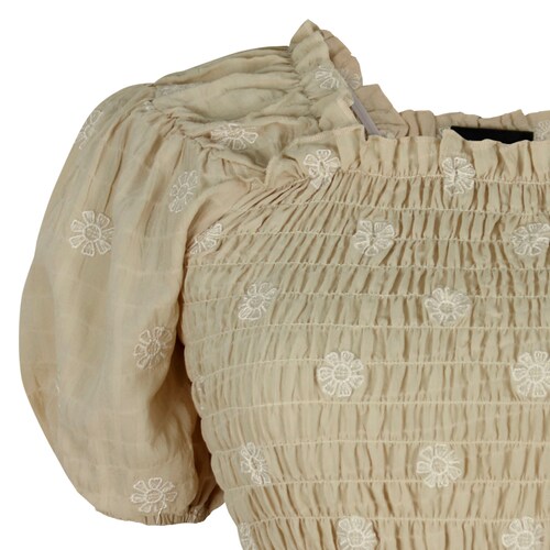 Blusa Floral Enresortada Just By Basel para Mujer Petite