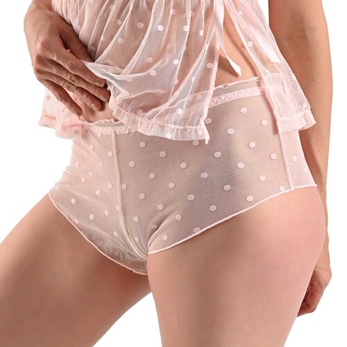 Set Brasier Daisy Fuentes Peto Largo y Short para Mujer