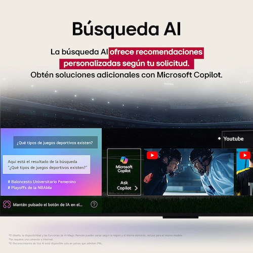 Pantalla LG 55 Pulgadas 4K Smart Tv Nanocell Ai Nano80
