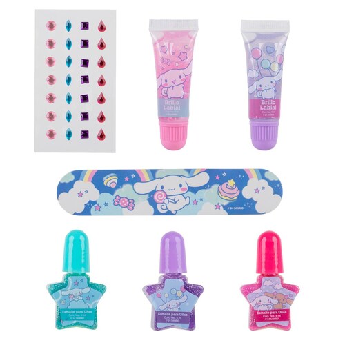 Set Cosméticos Cinammon Roll Hello Kitty para Niña