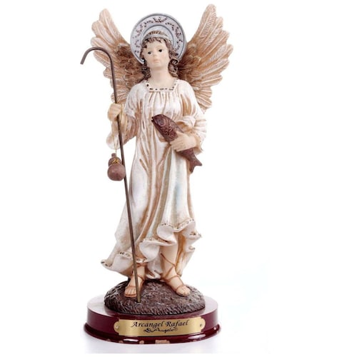 Figura Arcángel Rafael Poliresina Di Angelo