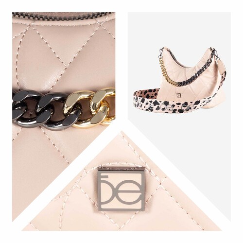 Bolso Hobo Cloe Nude para Mujer
