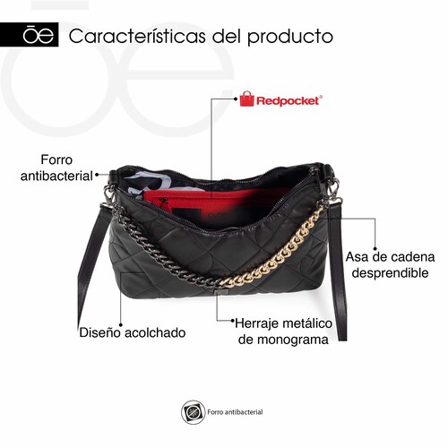 Bolso Hobo Cloe Nude para Mujer