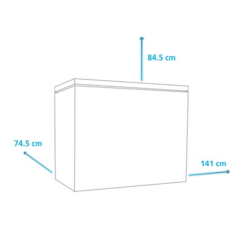 Congelador Horizontal Mabe 15 P Blanco Chm15Pgl