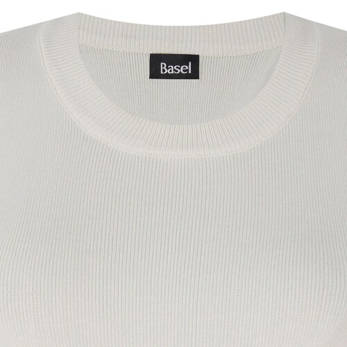 Blusa Tejido Rib Cuello Redondo Basel para Mujer