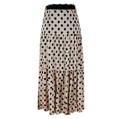 Falda Midi Dots Basel para Mujer