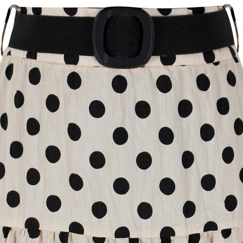 Falda Midi Dots Basel para Mujer