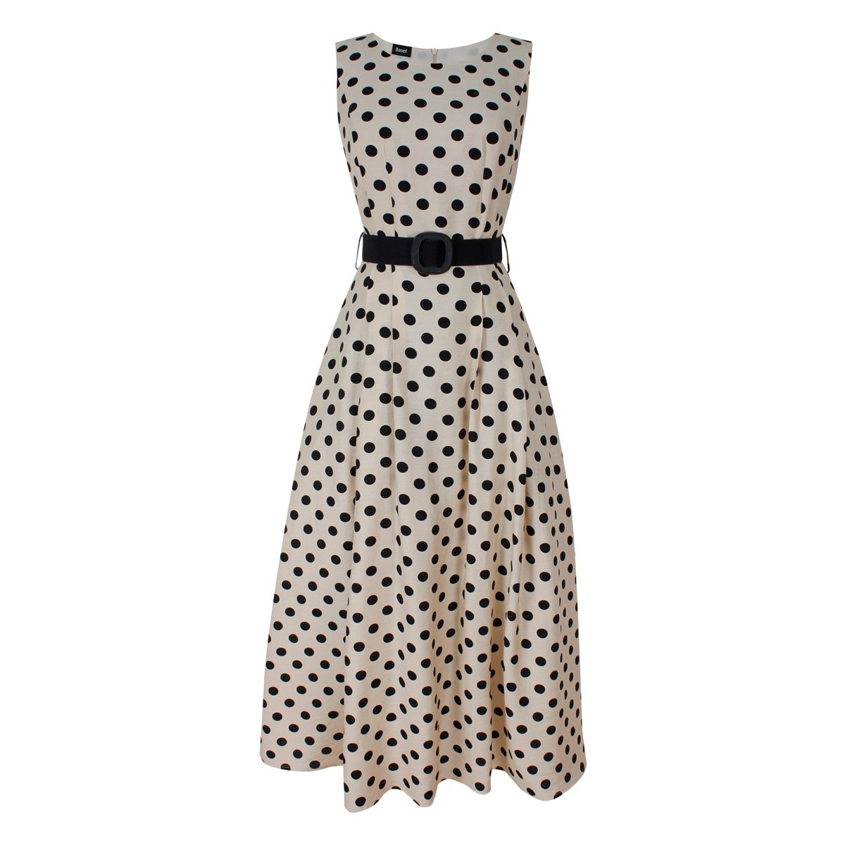 Vestido Corte Princesa con Cinturón Basel para Mujer