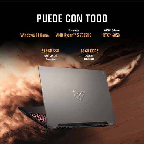 Laptop Gamer Asus Fa607Nu-Rl104W Ryzen 5 16Gb Ram 512Gb Rtx4050