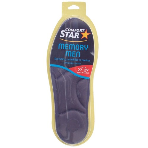 Plantilla Memory para Hombre Comfort Star