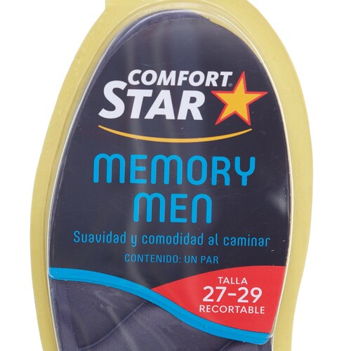 Plantilla Memory para Hombre Comfort Star