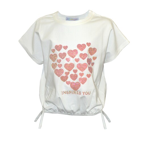 Playera Philosophy Jr de Corazón para Niña