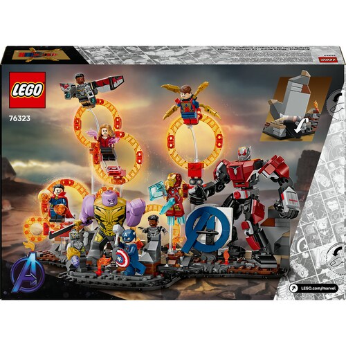 Super Héroes Batalla Final de Vengadores Endgame