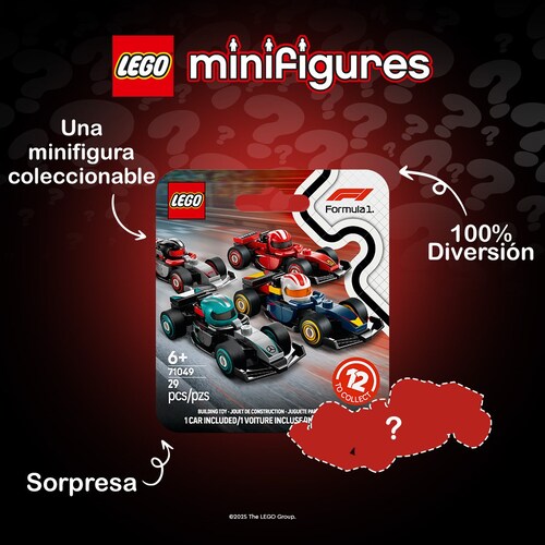 Minifigures Coches de F1 Coleccionables