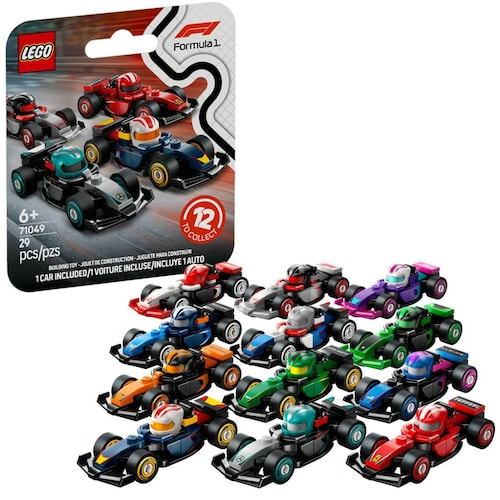 Minifigures Coches de F1 Coleccionables