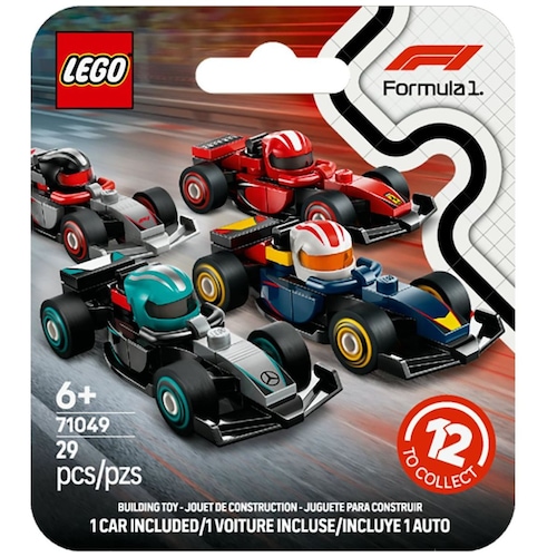 Minifigures Coches de F1 Coleccionables