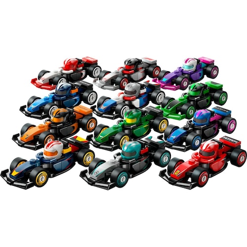 Minifigures Coches de F1 Coleccionables