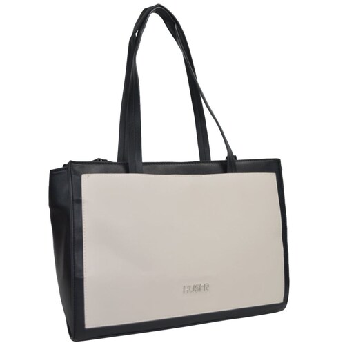Bolso Tote Huser Negro para Mujer