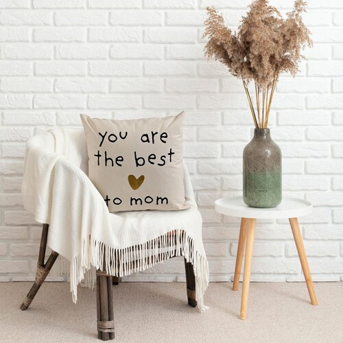 Cojín Serigra Best Mom Home Nature