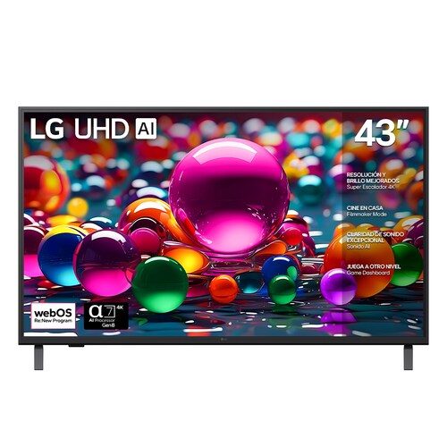 Pantalla LG 43 Pulgadas 4K Uhd Ai Ua75 4K Smart Tv