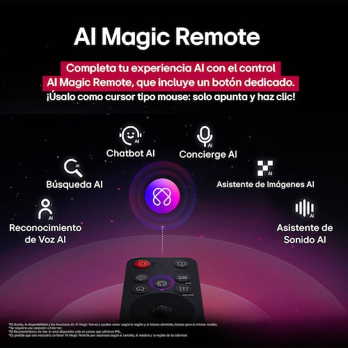 Pantalla LG 43 Pulgadas 4K Uhd Ai Ua75 4K Smart Tv