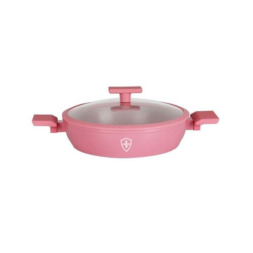 Batería Rosa de Cocina 10 Piezas Hsm