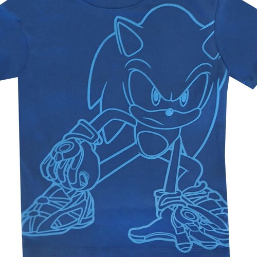 Playera Sonic Manga Corta para Niño