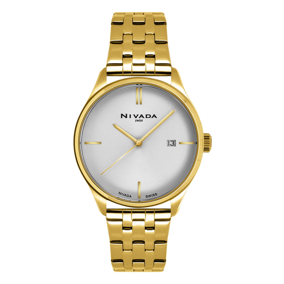 Nivada Swiss Reloj Nivada Hombre Dorado Reloj Nivada NP23101MDORAI