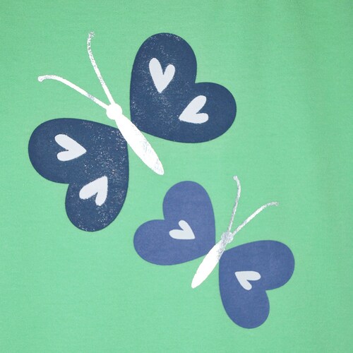 Playera Jeanious Manga Corta con Diseño para Niña