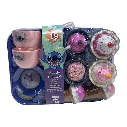 Disney Stitch Bandeja con Heladitos
