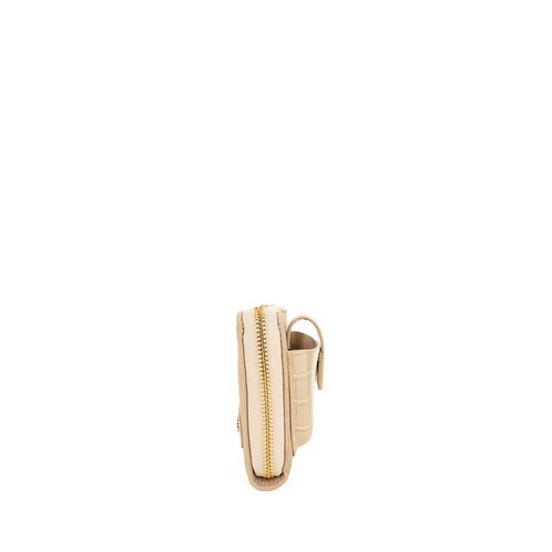 Billetera Porta Celular Cloe Beige para Mujer