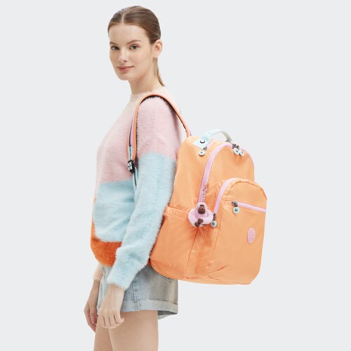 Mochila Seoul Magical Orange Kipling para Mujer