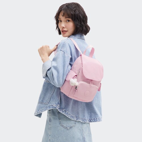 Mochila City Pack Mini Pink Surp Kipling para Mujer