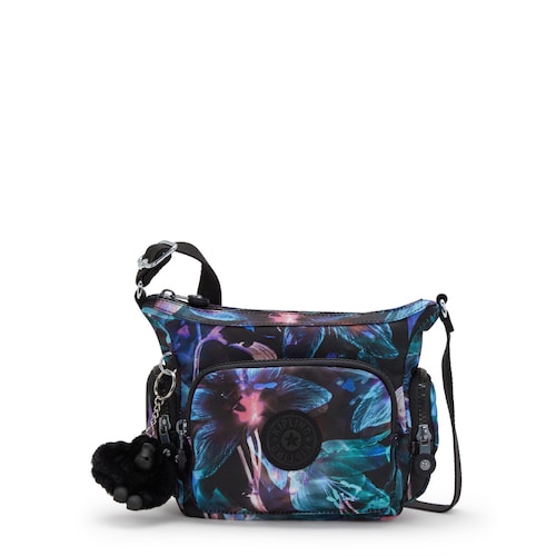 Bolso Gabbie Mini Spectral Orchi Kipling para Mujer