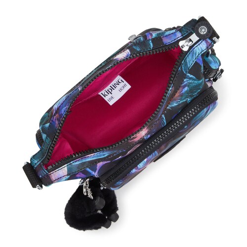 Bolso Gabbie Mini Spectral Orchi Kipling para Mujer