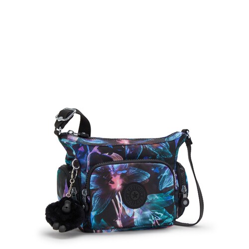 Bolso Gabbie Mini Spectral Orchi Kipling para Mujer