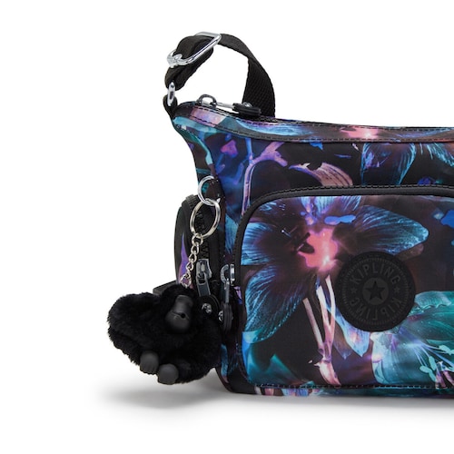 Bolso Gabbie Mini Spectral Orchi Kipling para Mujer
