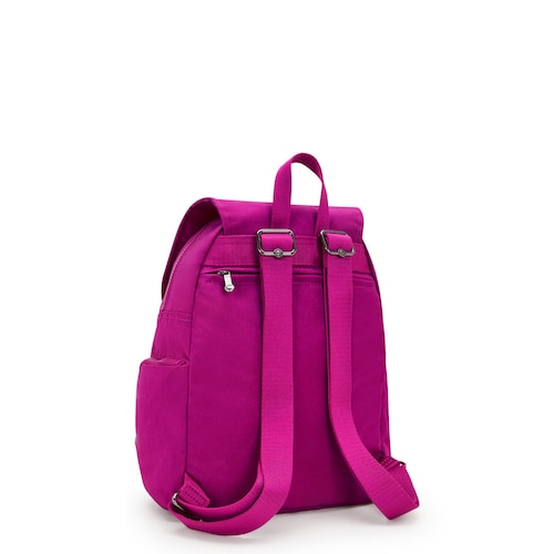 Mochila City Zip S Fuchsia Night Kipling para Mujer