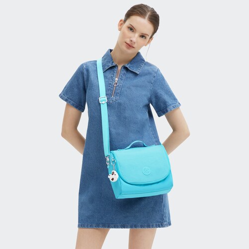 Lonchera New Kichirou Funky Turq Kipling para Mujer