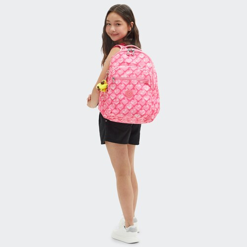 Mochila Seoul Adorable Hearts Kipling para Mujer