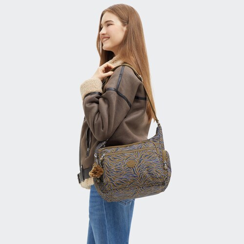 Bolso Gabbie Undersea Leaves Kipling para Mujer
