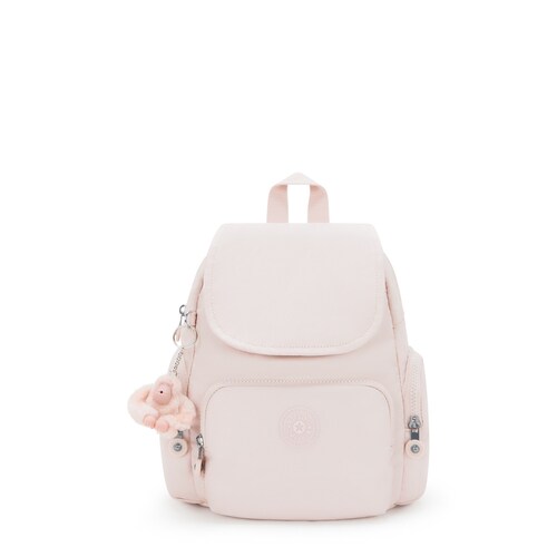 Mochila City Zip Mini Pink Shine Kipling para Mujer