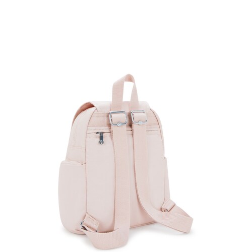 Mochila City Zip Mini Pink Shine Kipling para Mujer